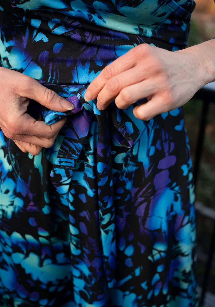 Simone Abstract Butterfly Print Dress