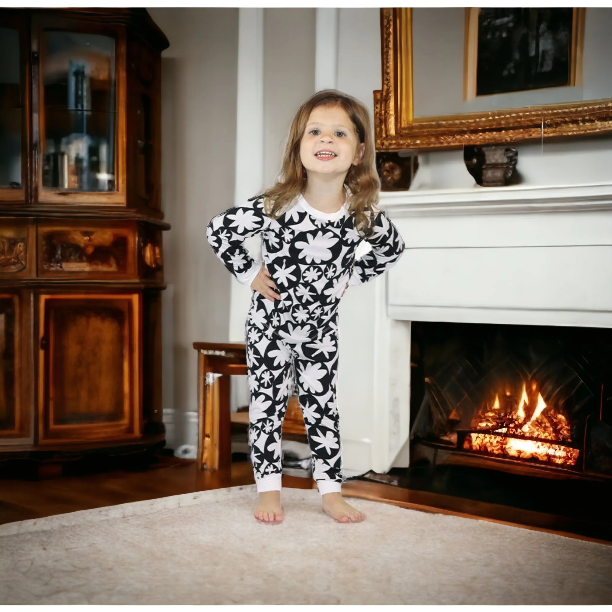 Snowdaze Long Jammies - Cozy Winter Pajamas for Kids