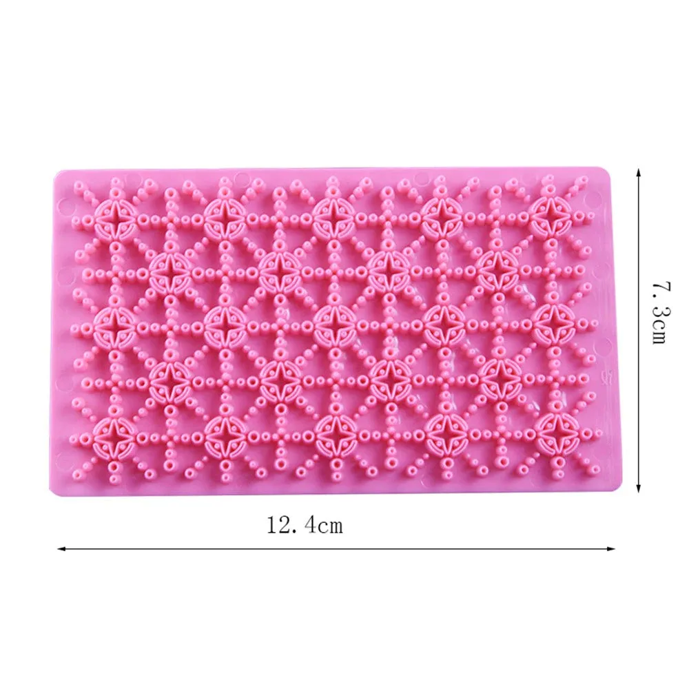 Snowflake Design Plastic Fondant & Cake Embosser