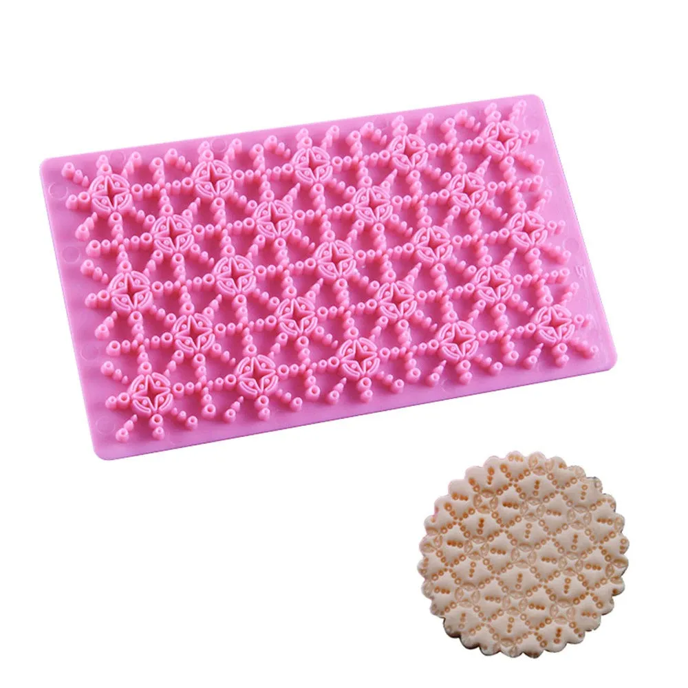 Snowflake Design Plastic Fondant & Cake Embosser