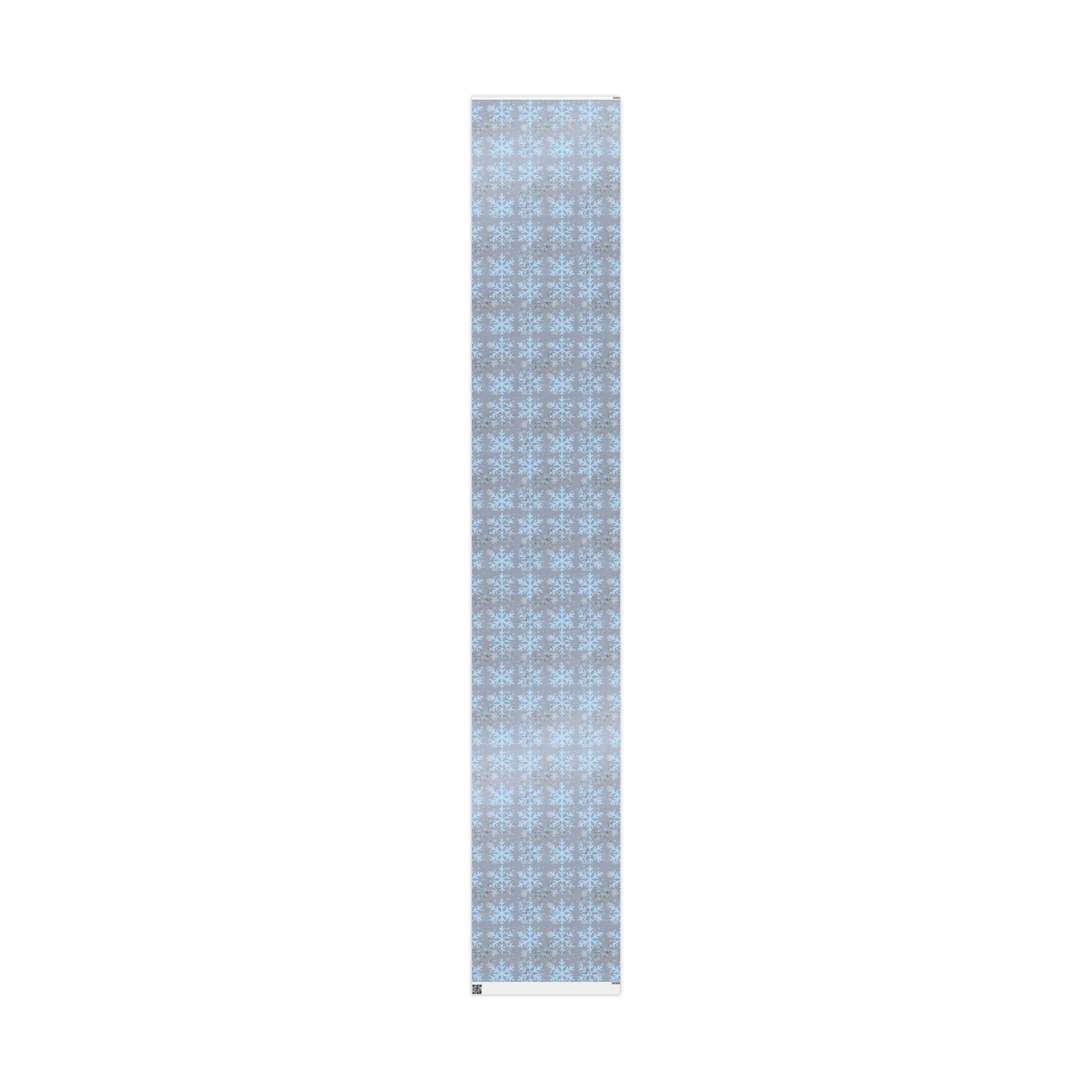 Snowflake Winter Wrapping Paper : Elegant Holiday Gift Wrap with Blue & Silver Snowflakes, Perfect for Christmas and Winter Gifts