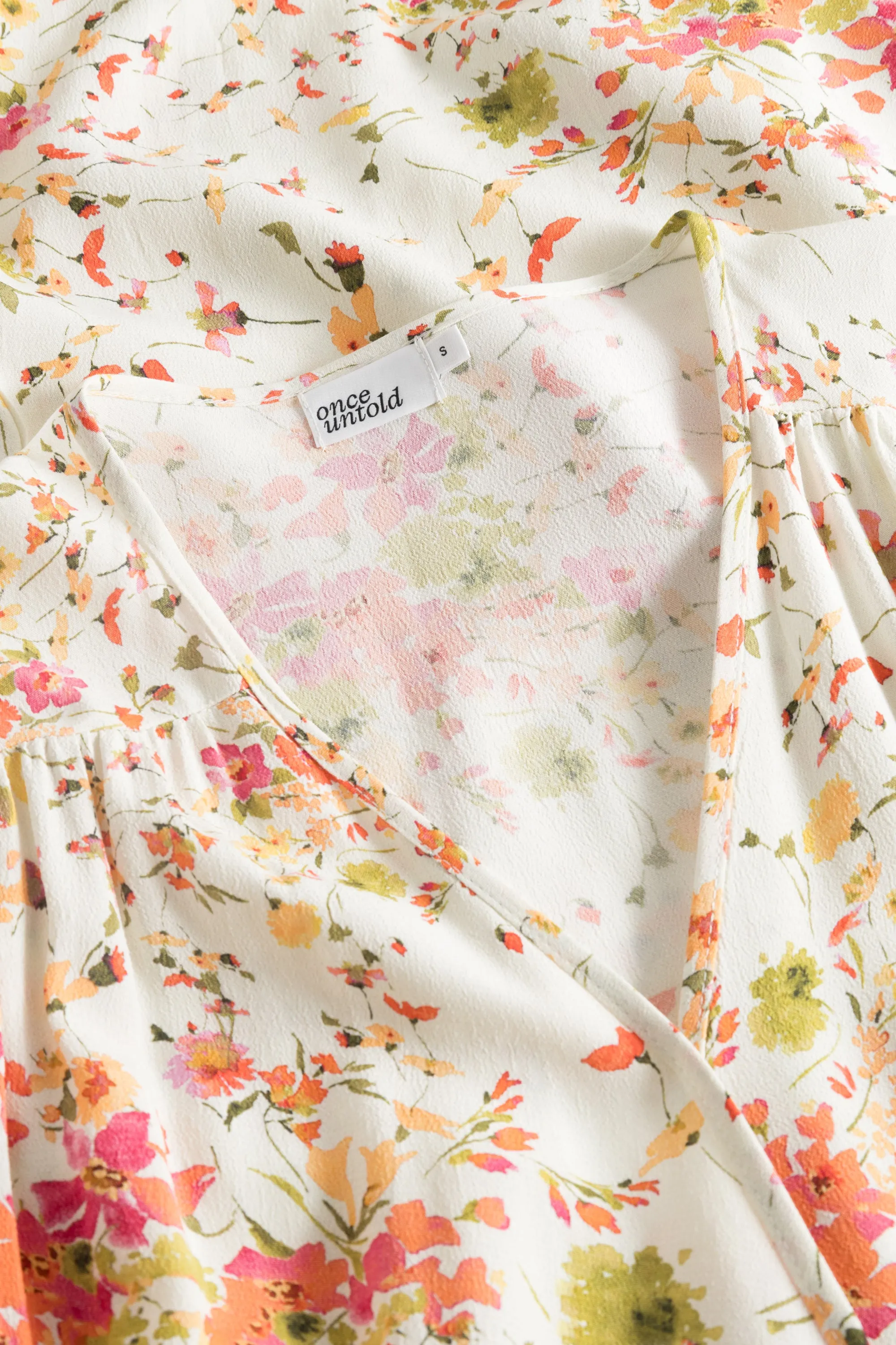 Spire Wrap dress - Garden Flower