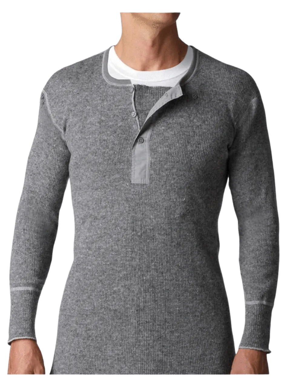 Stanfield's Heavy Weight Wool Henley - 1315