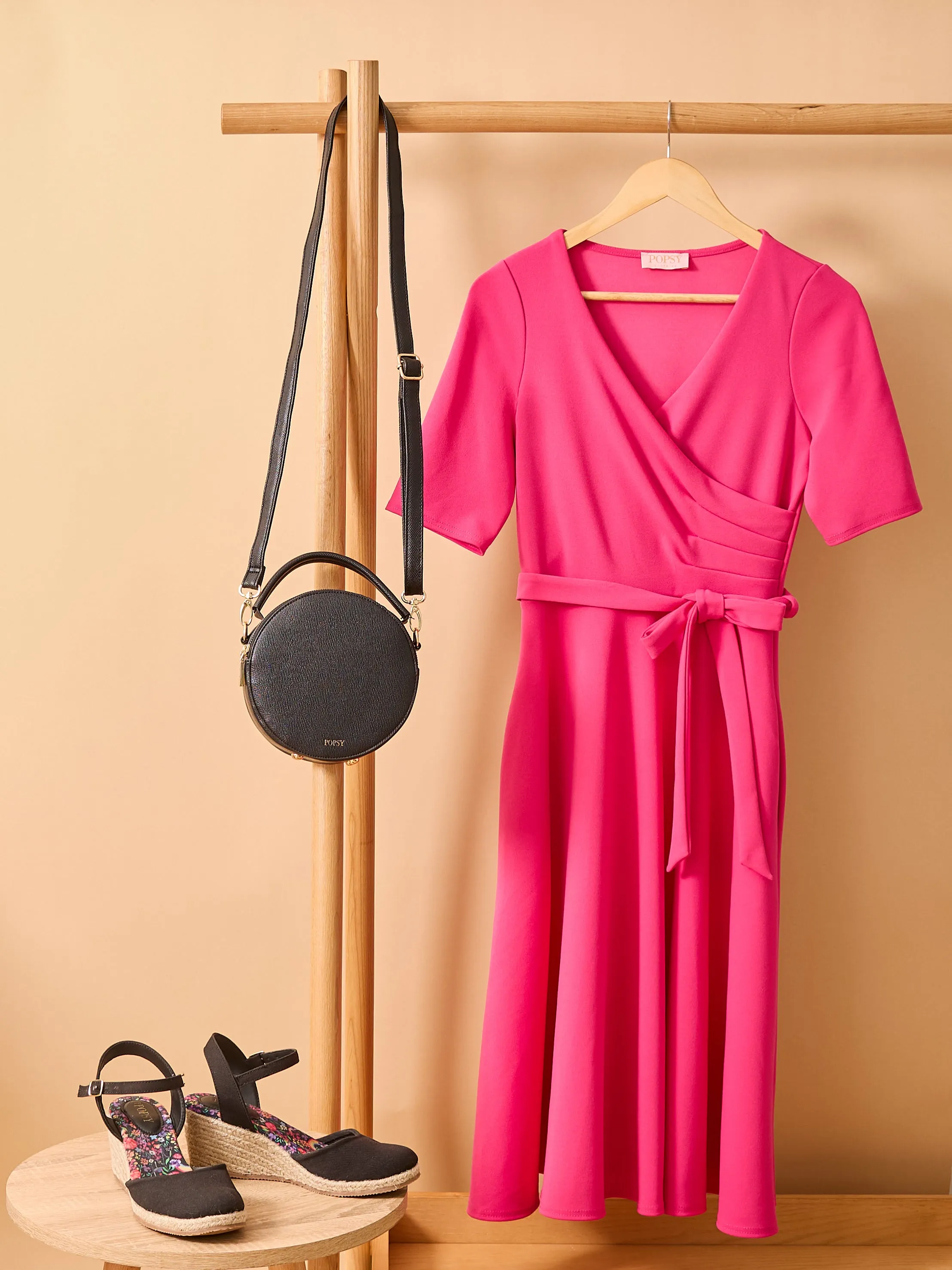 Suvi Cerise Swing Dress