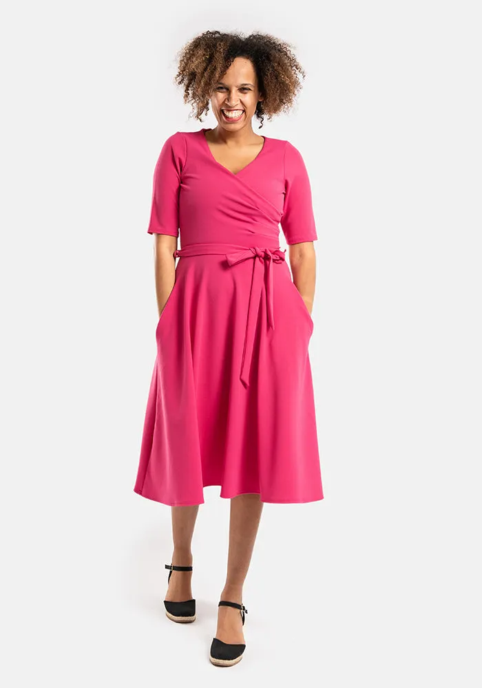 Suvi Cerise Swing Dress