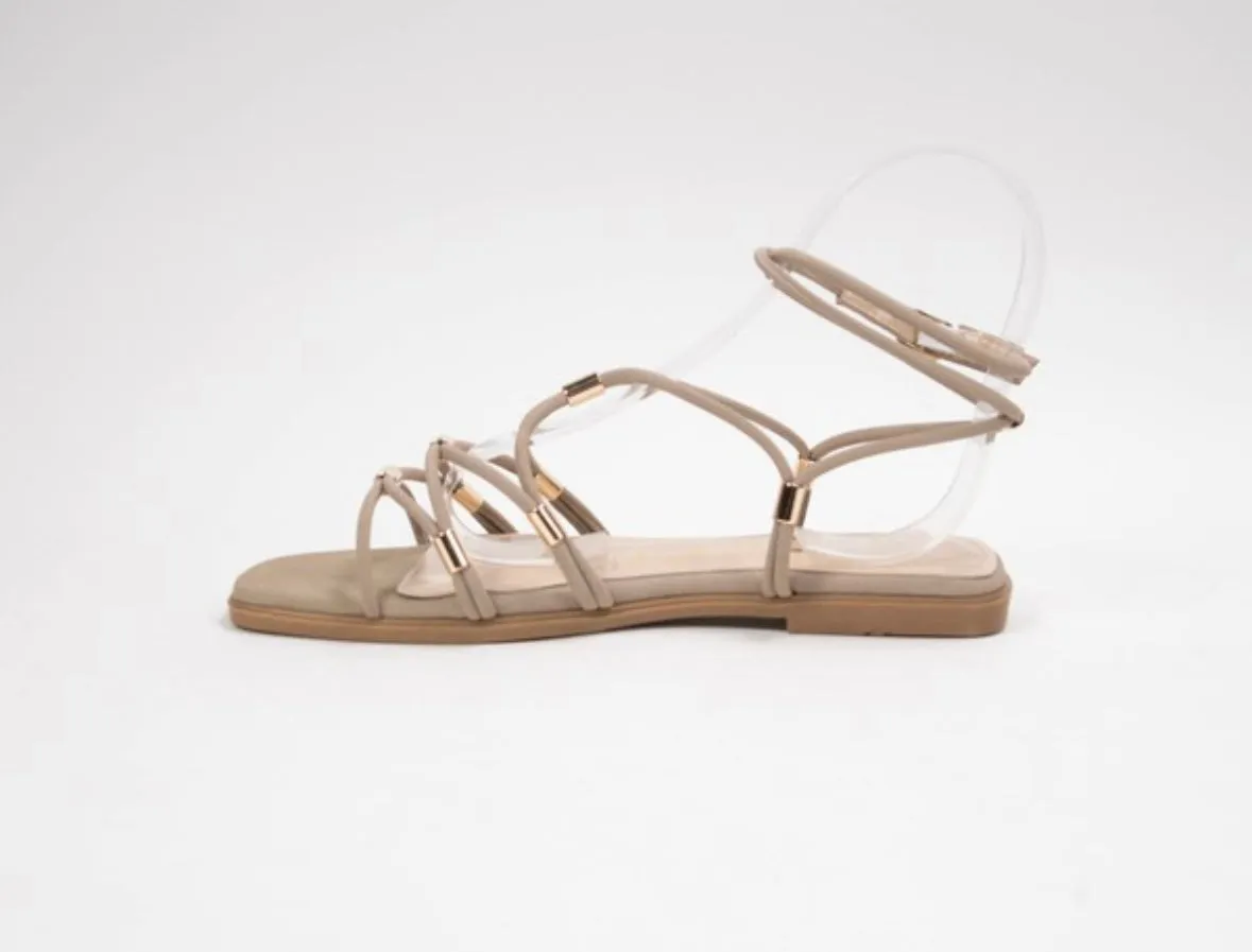 Taupe Gladiator Sandal