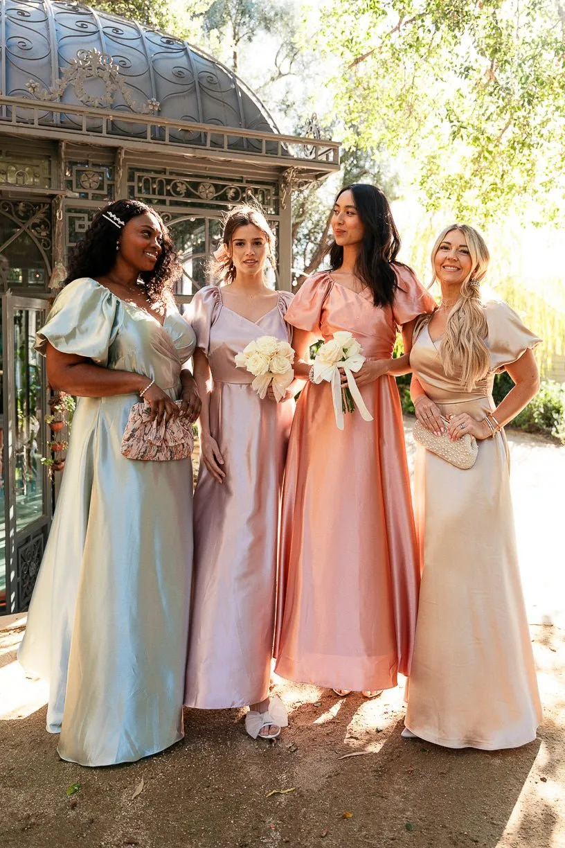 Tessie Dress in Apricot Crush