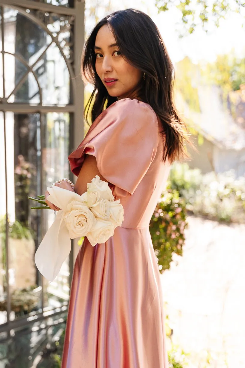 Tessie Dress in Apricot Crush