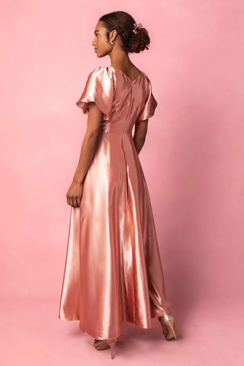 Tessie Dress in Apricot Crush