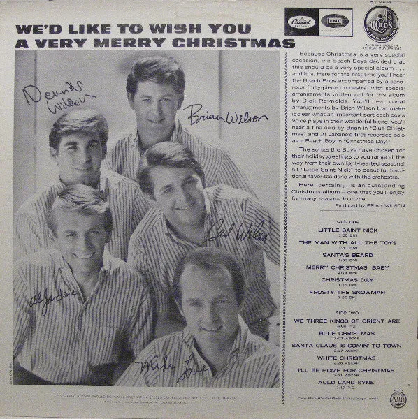 The Beach Boys - The Beach Boys' Christmas Album (LP, Album, Scr) (VG)