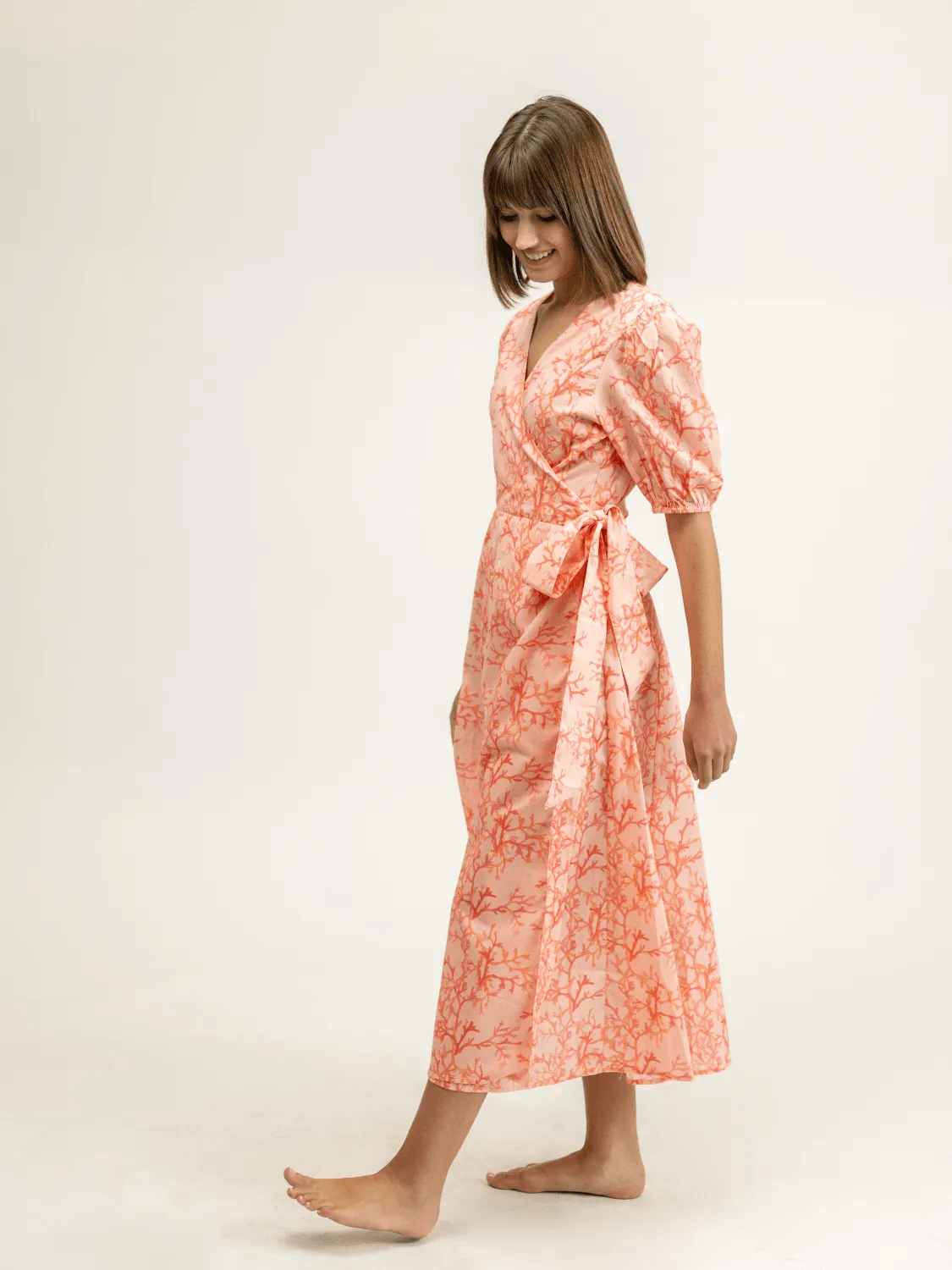 The Casey Dress | Pink Coral