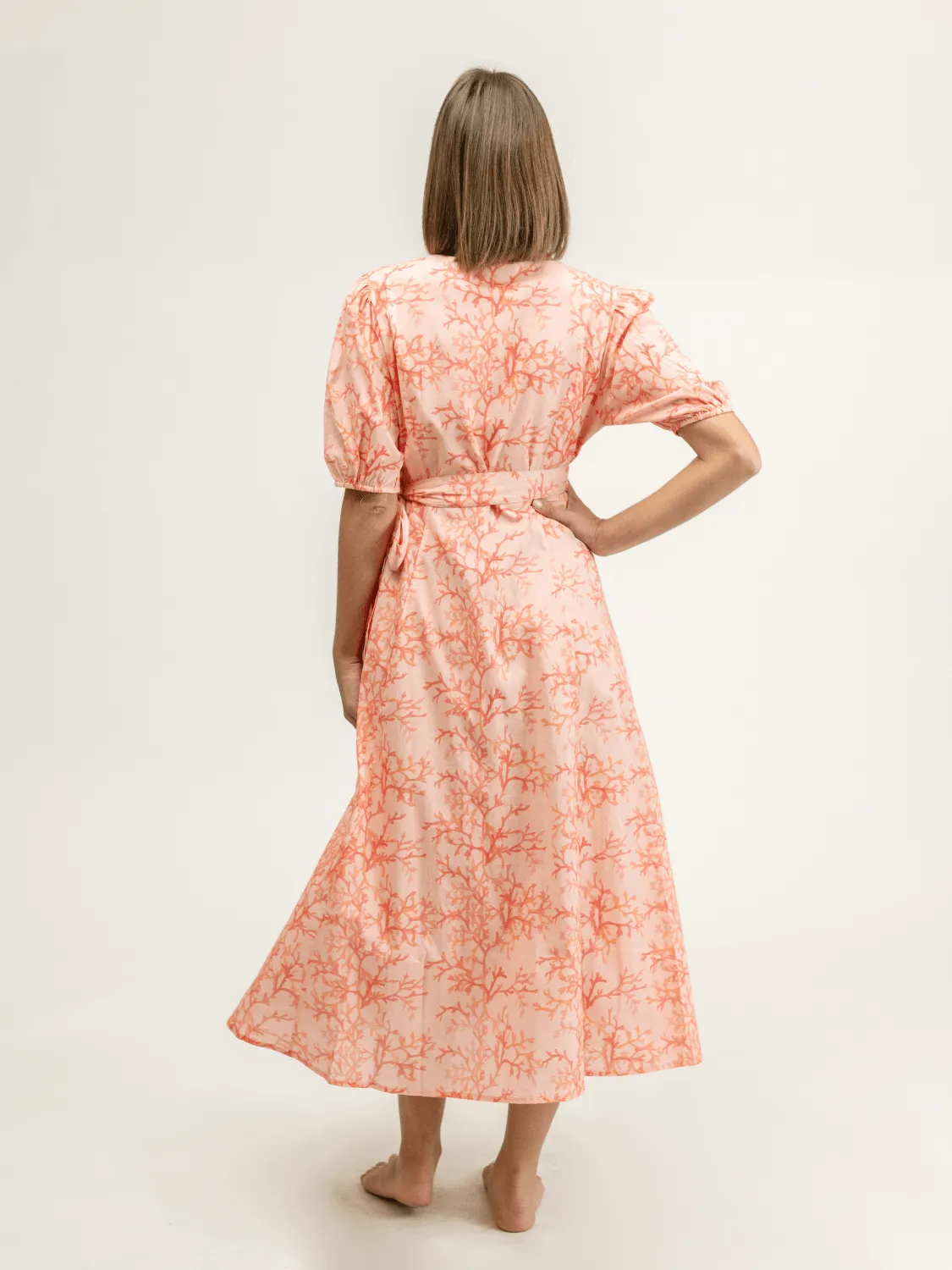 The Casey Dress | Pink Coral