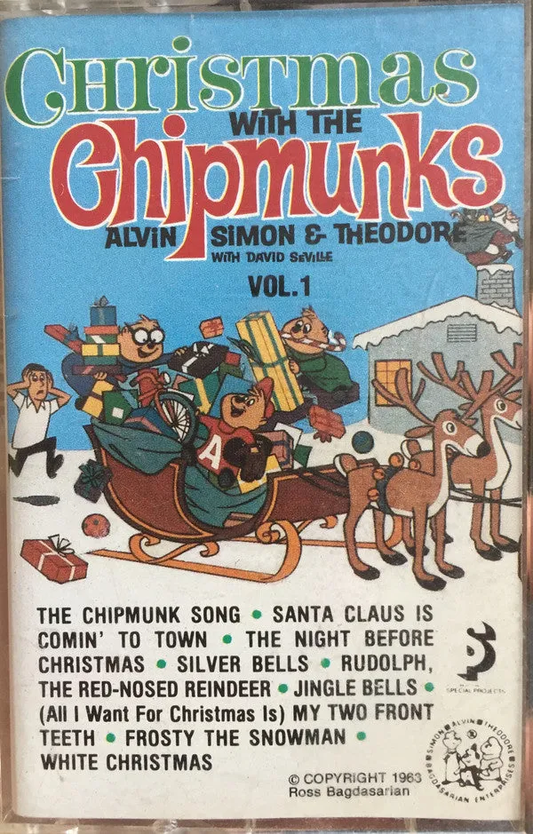 The Chipmunks - Christmas With The Chipmunks Vol. 1 (Cass, Comp) (M)