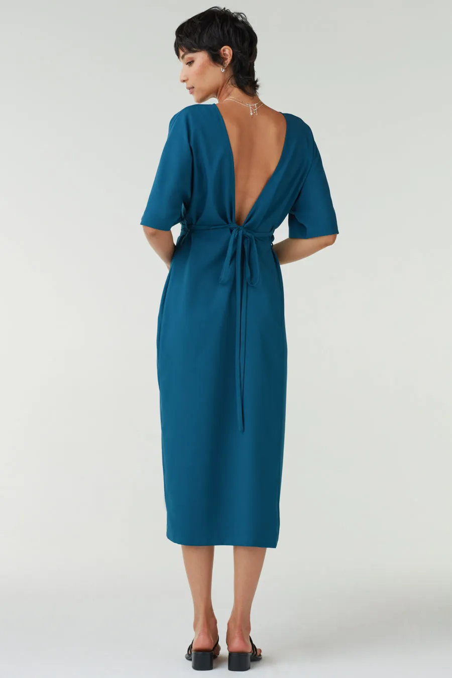 The Convertible Wrap Tie Dress