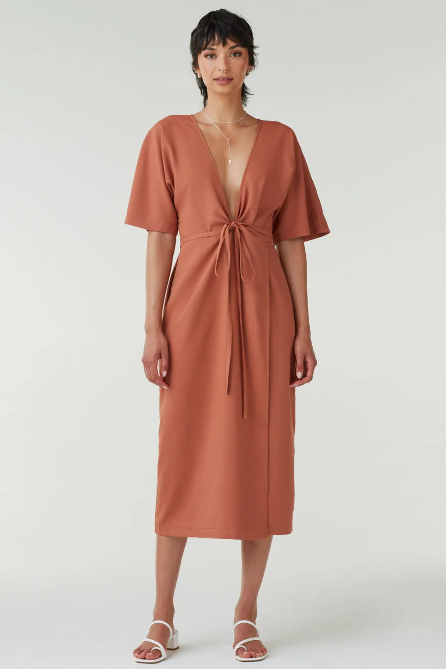 The Convertible Wrap Tie Dress