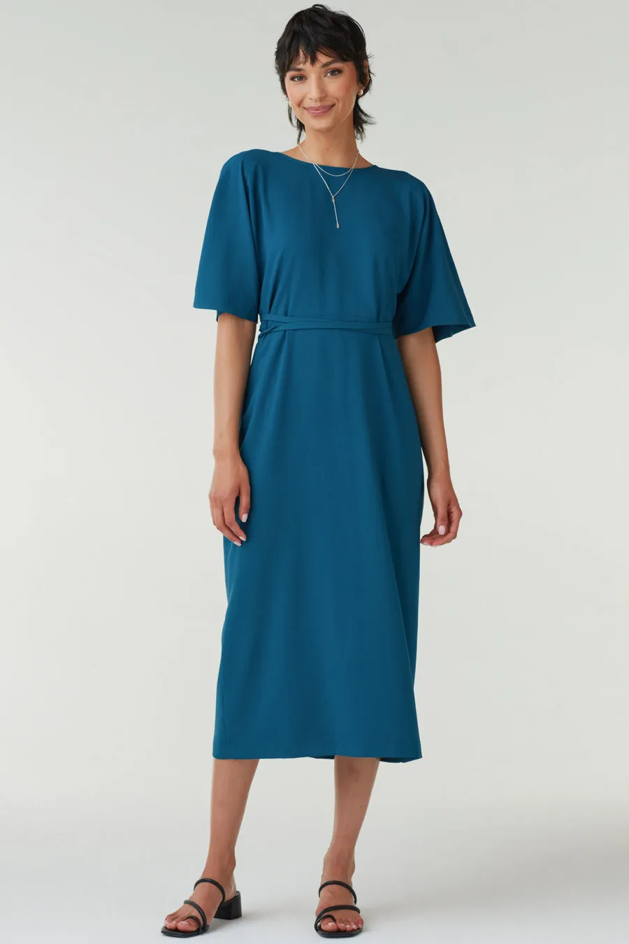 The Convertible Wrap Tie Dress