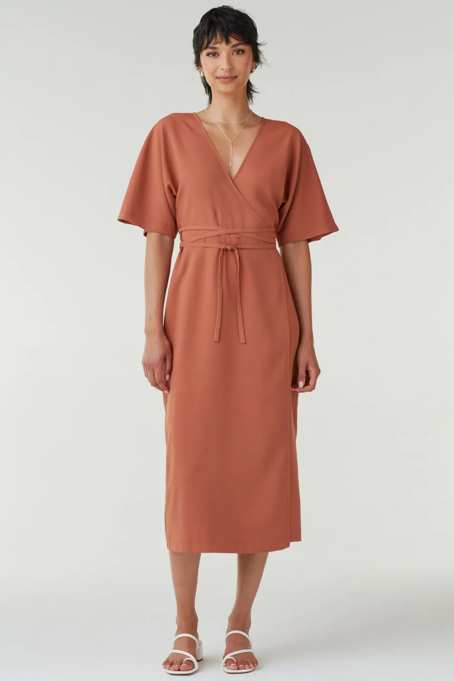 The Convertible Wrap Tie Dress