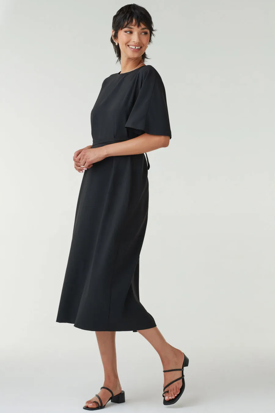 The Convertible Wrap Tie Dress