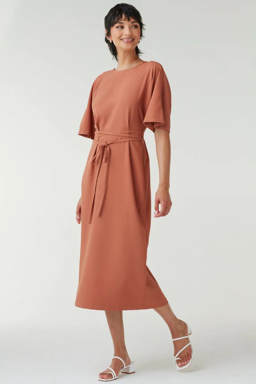 The Convertible Wrap Tie Dress