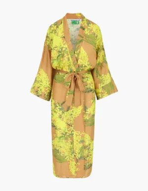 The Linen Wrap Dress