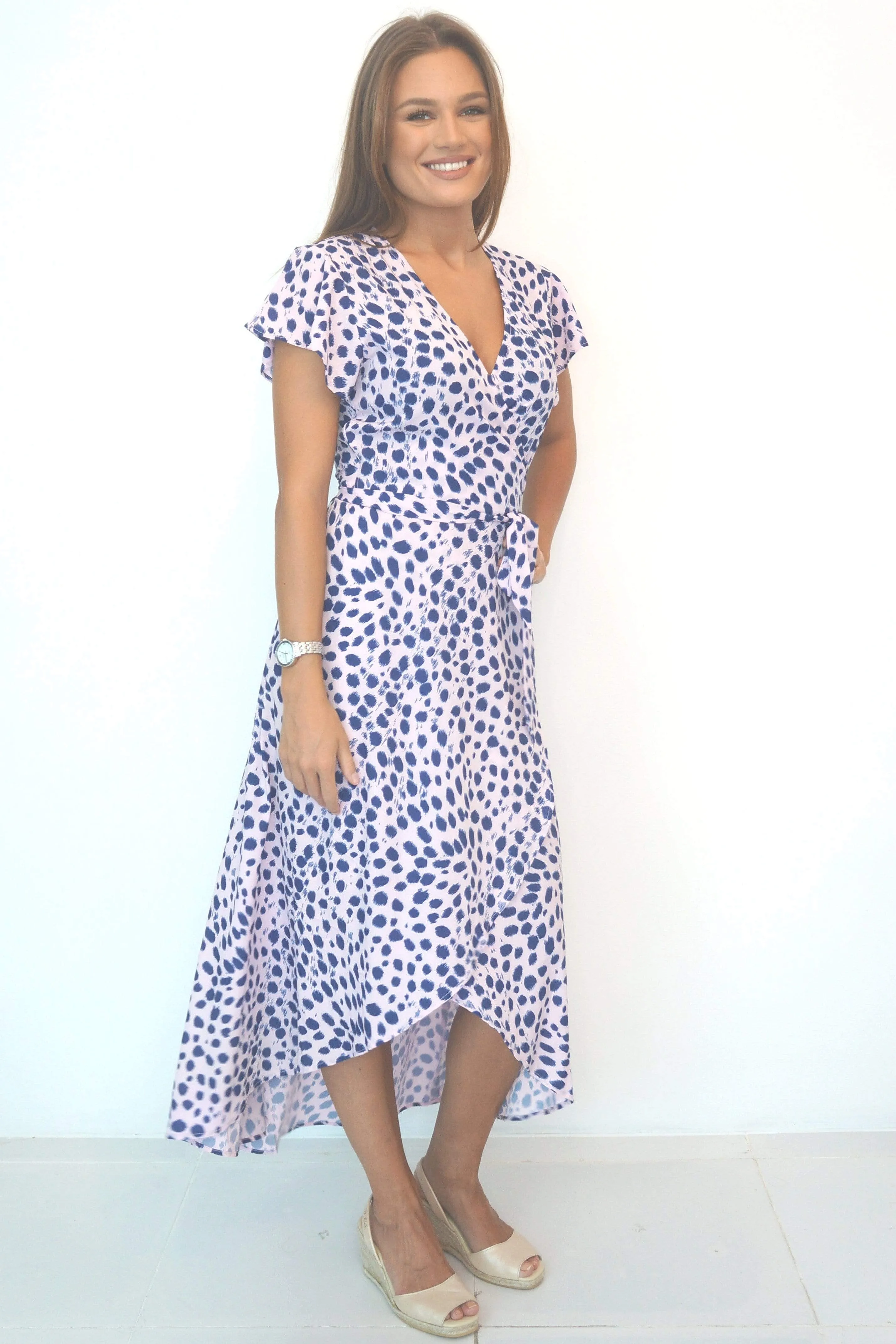 The Maxi Wrap Dress - Hamptons Weekend