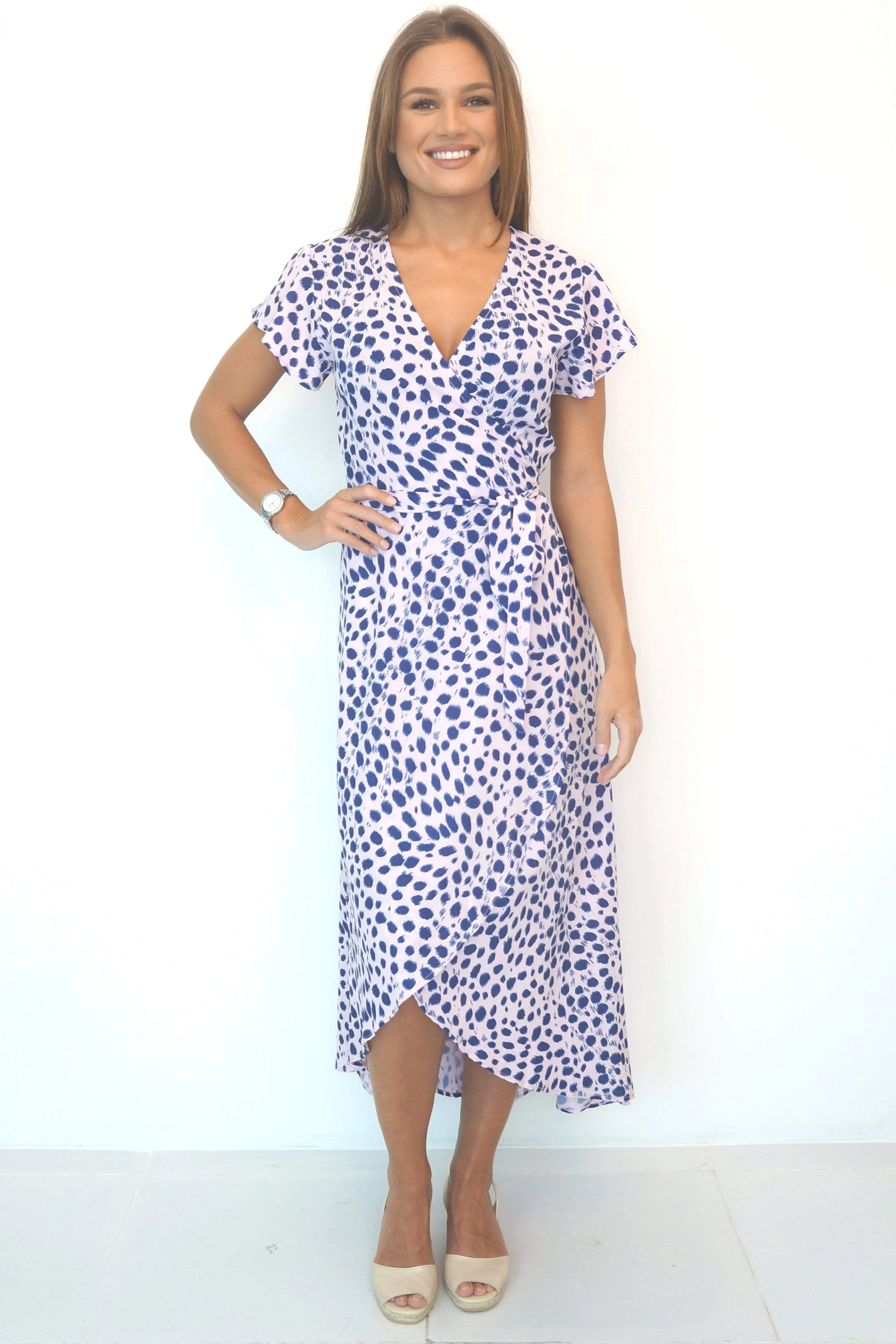 The Maxi Wrap Dress - Hamptons Weekend