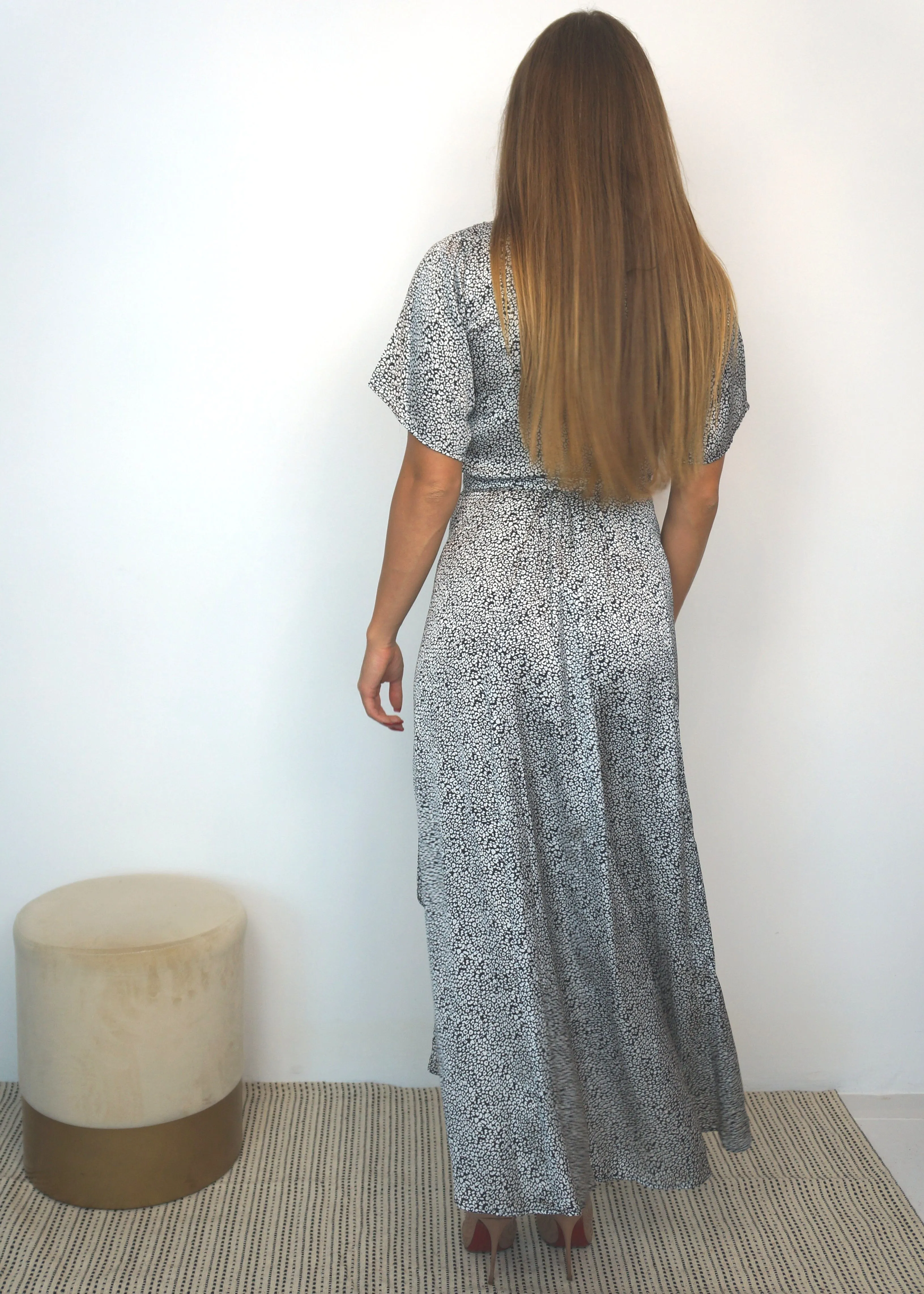The Maxi Wrap Dress - Jungle Nights