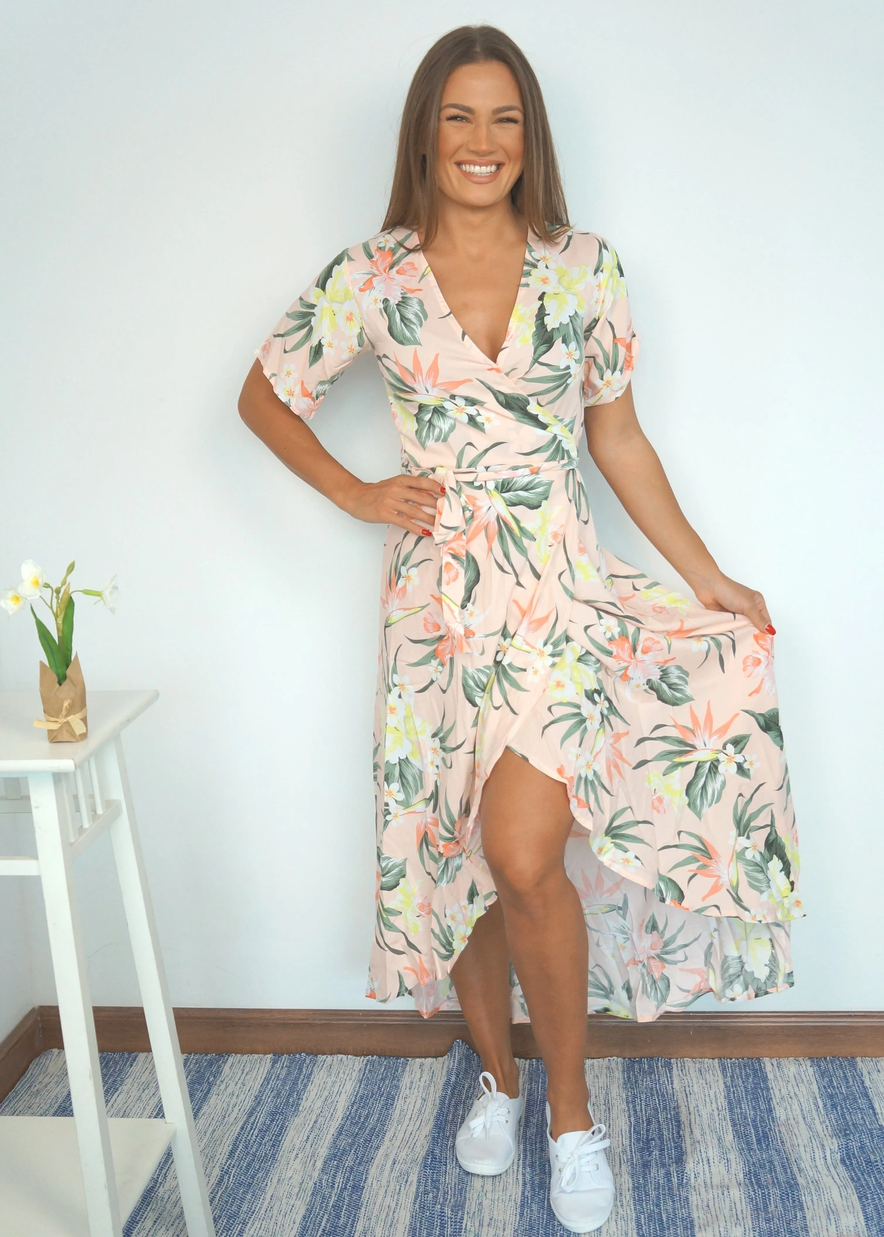 The Maxi Wrap Dress - Life’s a Peach