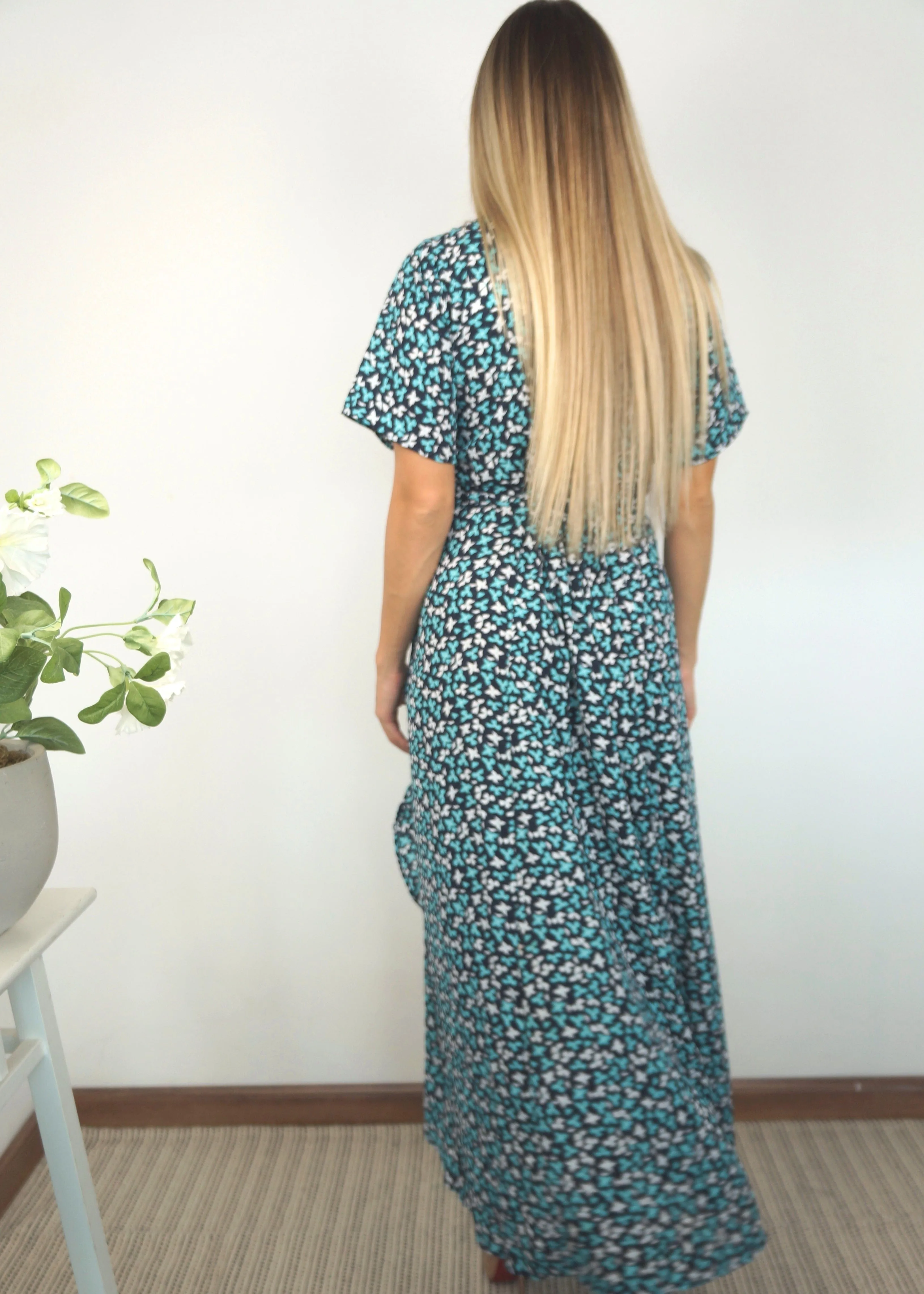 The Maxi Wrap Dress - Midsummer Breeze
