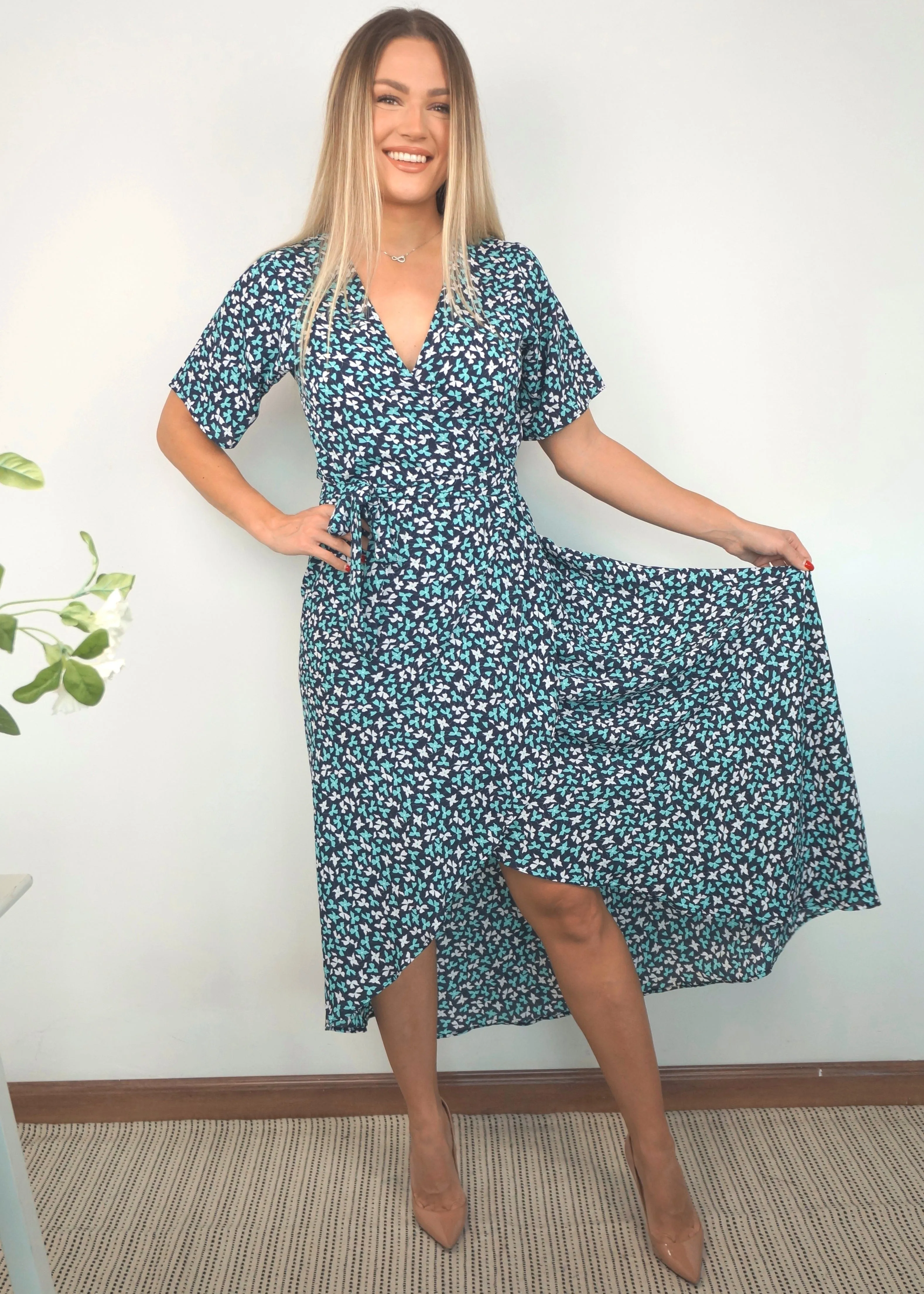 The Maxi Wrap Dress - Midsummer Breeze