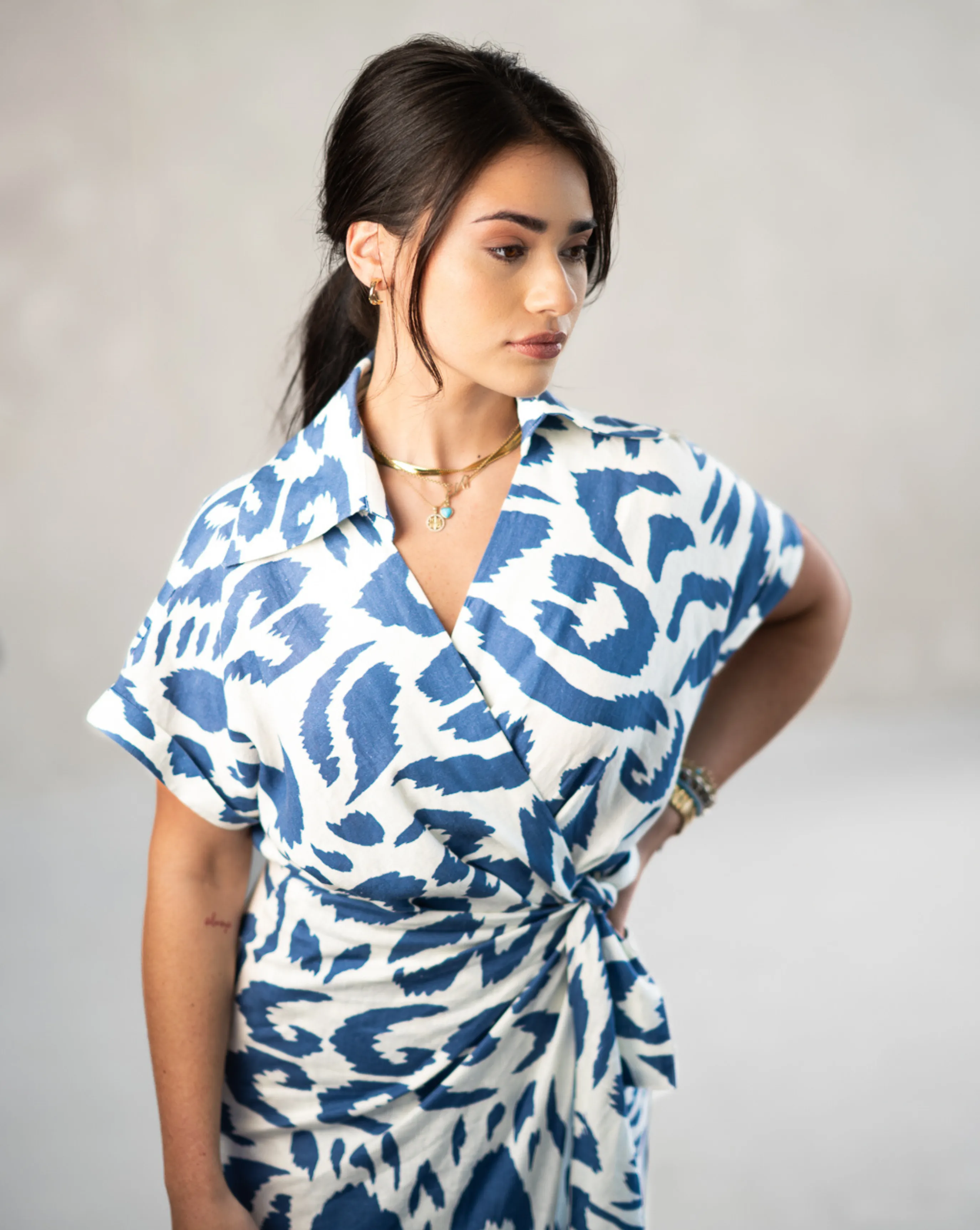 The Yvonne Dress | Blue