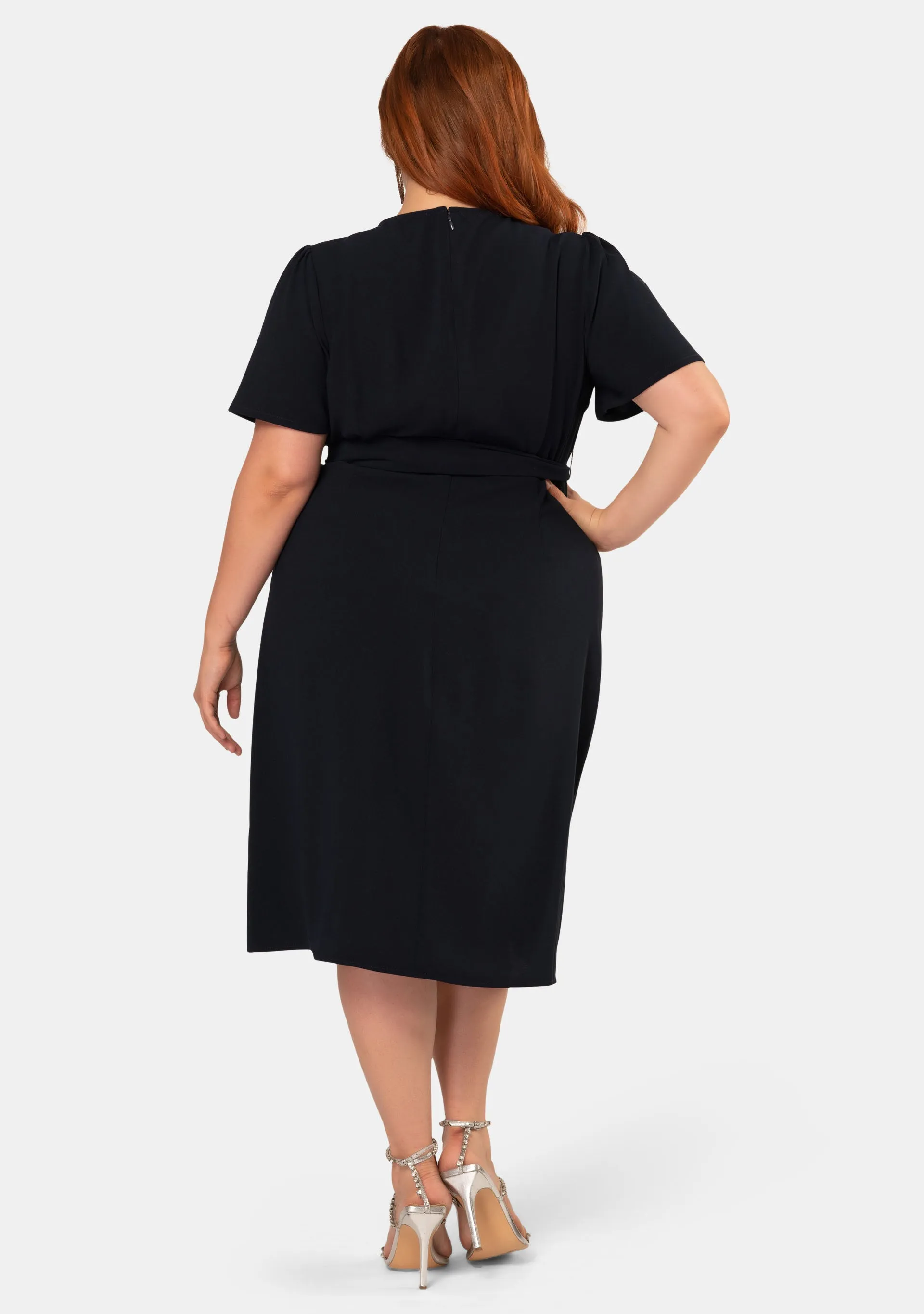 This Feeling Wrap Midi Dress