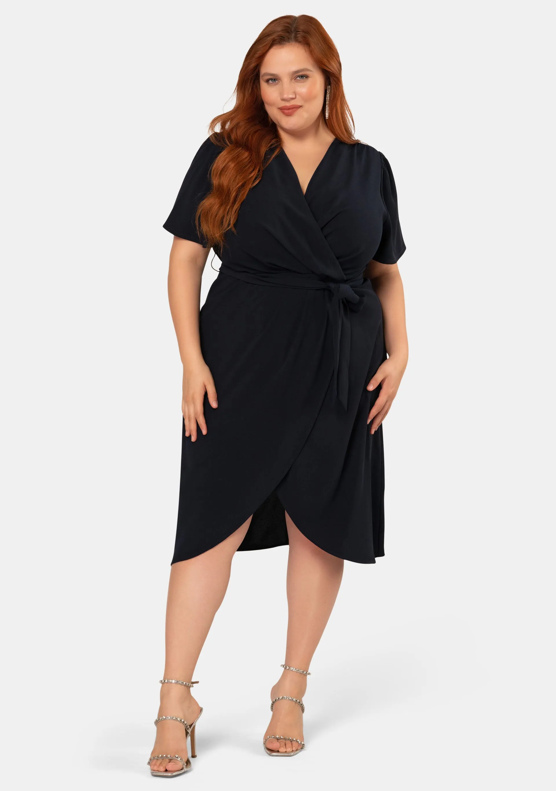 This Feeling Wrap Midi Dress