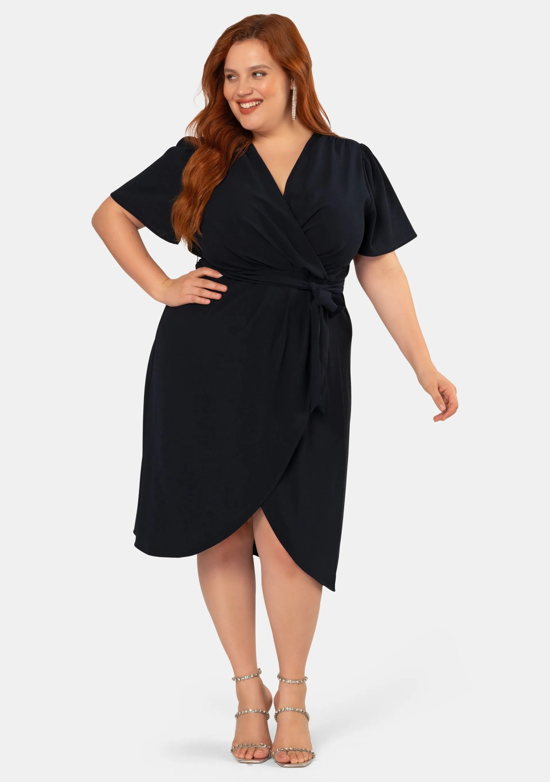 This Feeling Wrap Midi Dress