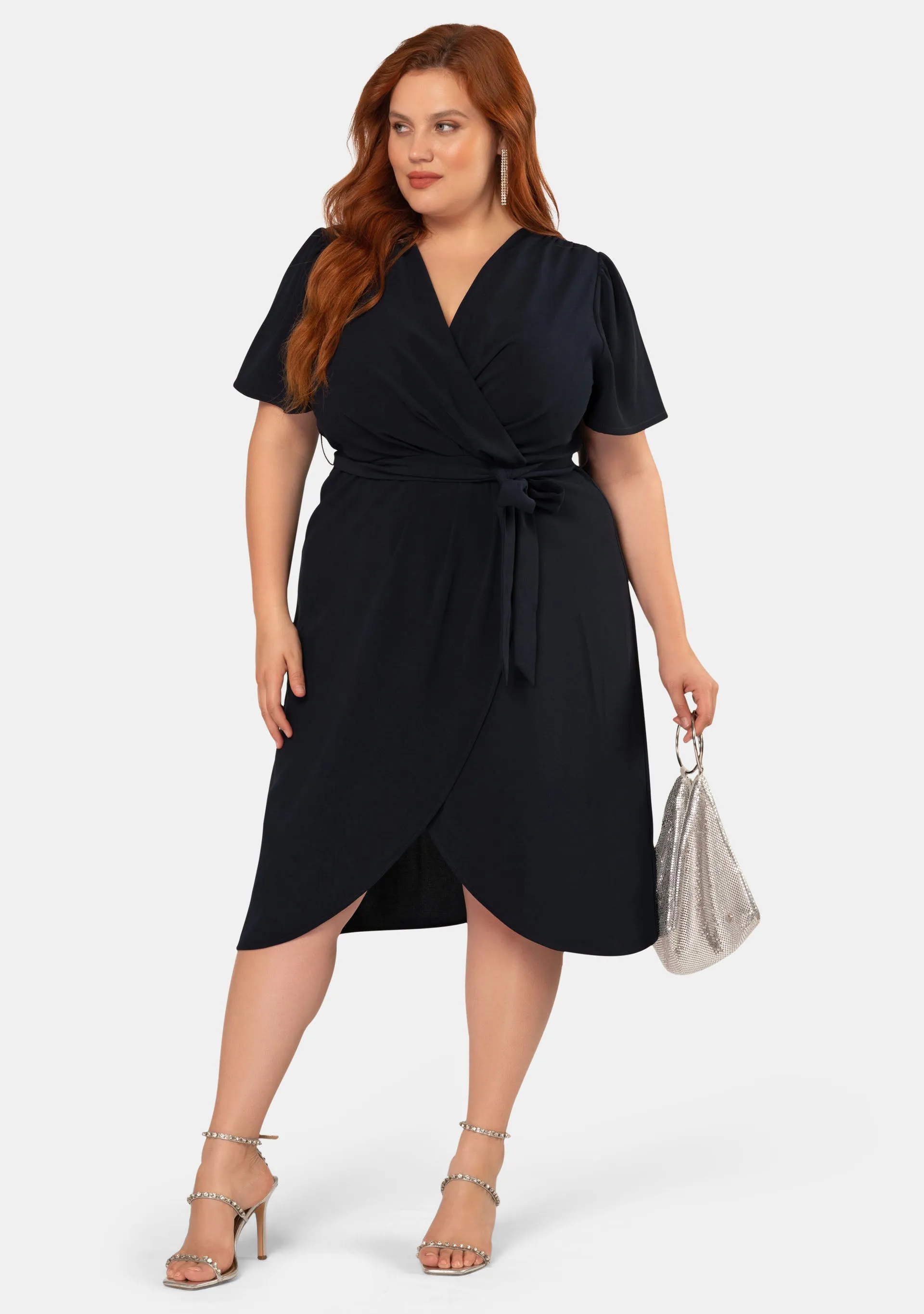 This Feeling Wrap Midi Dress