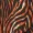 Tiger Print Wrap Dress With Frill Hem And Sleeves