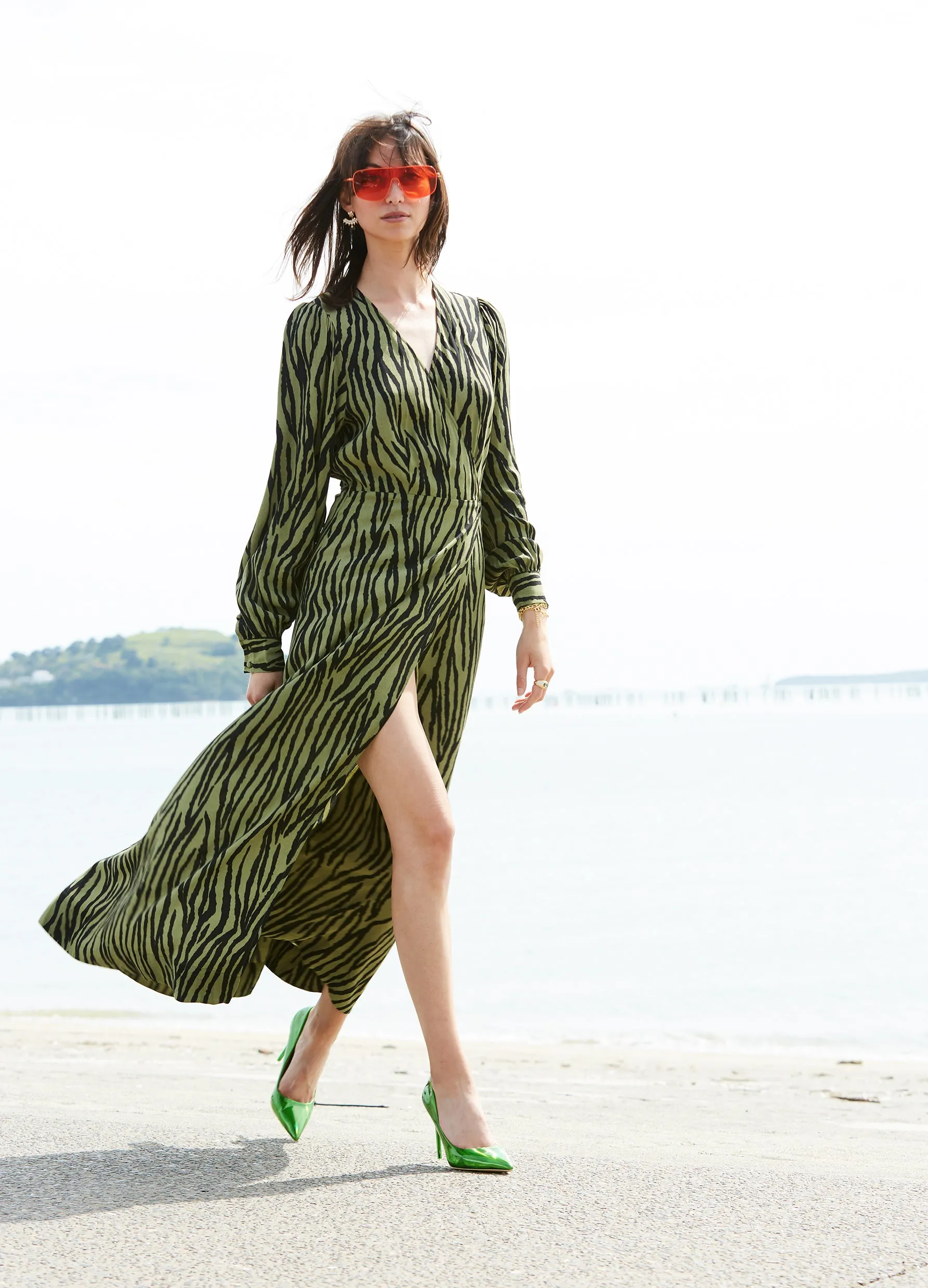 Tiger Wrap Dress