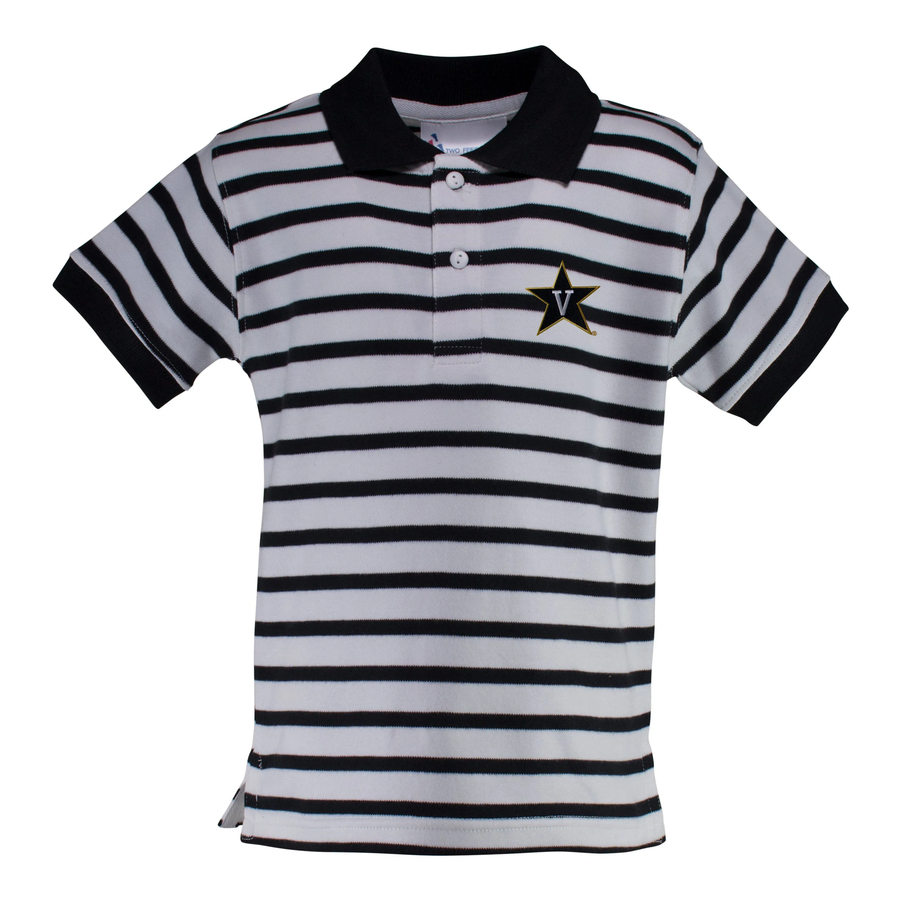 Vanderbilt Stripe Golf Shirt
