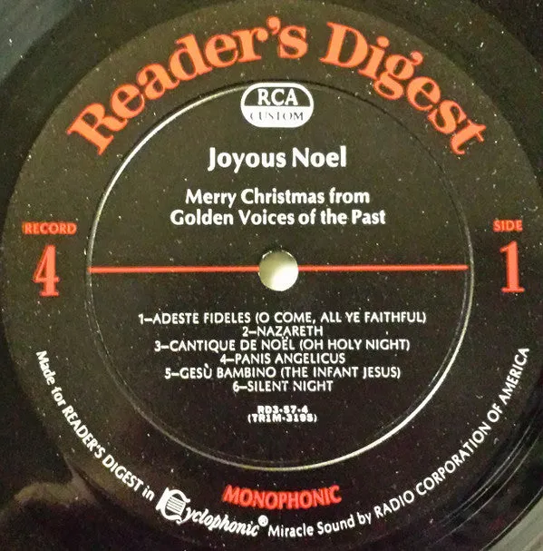 Various - Joyous Noel (4xLP, Comp, Mono) (NM or M-)
