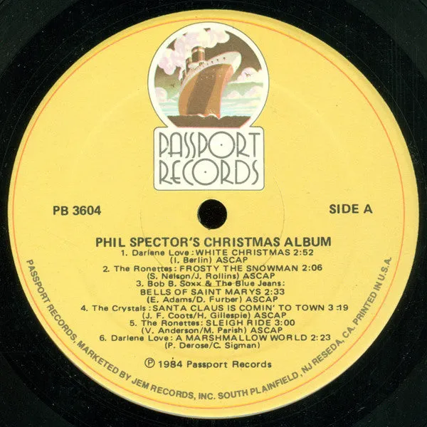Various - Phil Spector's Christmas Album (LP, Album, RE) (NM or M-)