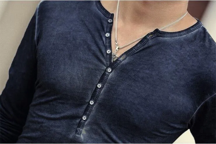 Vintage Henry Long Sleeve Shirt