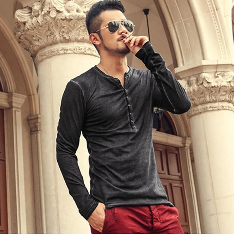 Vintage Henry Long Sleeve Shirt