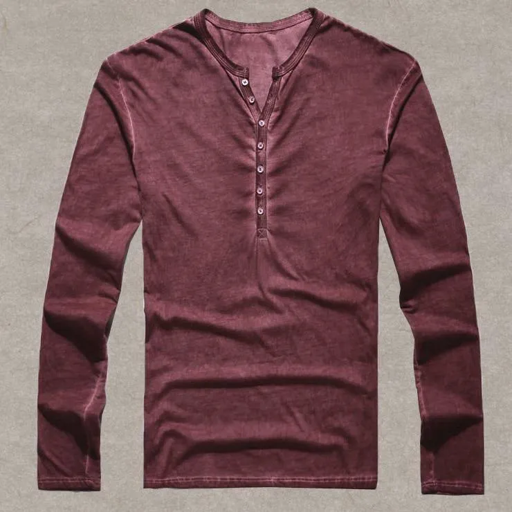 Vintage Henry Long Sleeve Shirt
