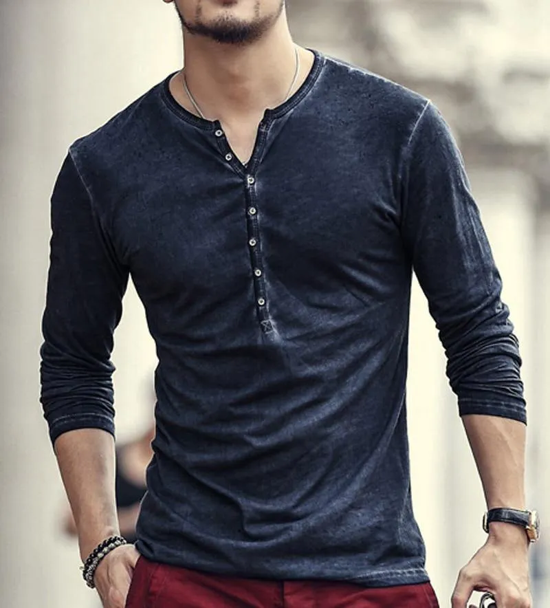 Vintage Henry Long Sleeve Shirt