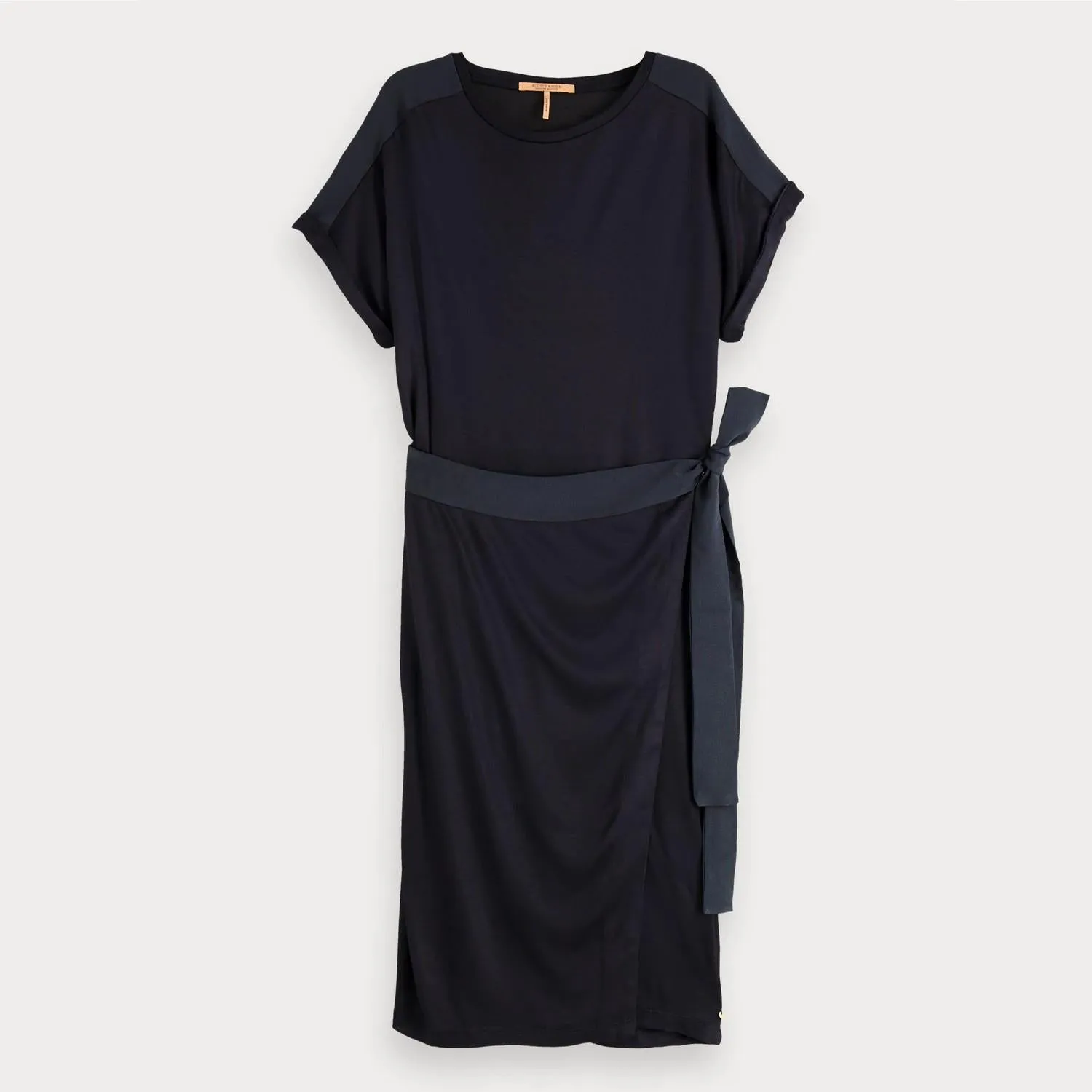 Viscose Wrap Dress (Black)