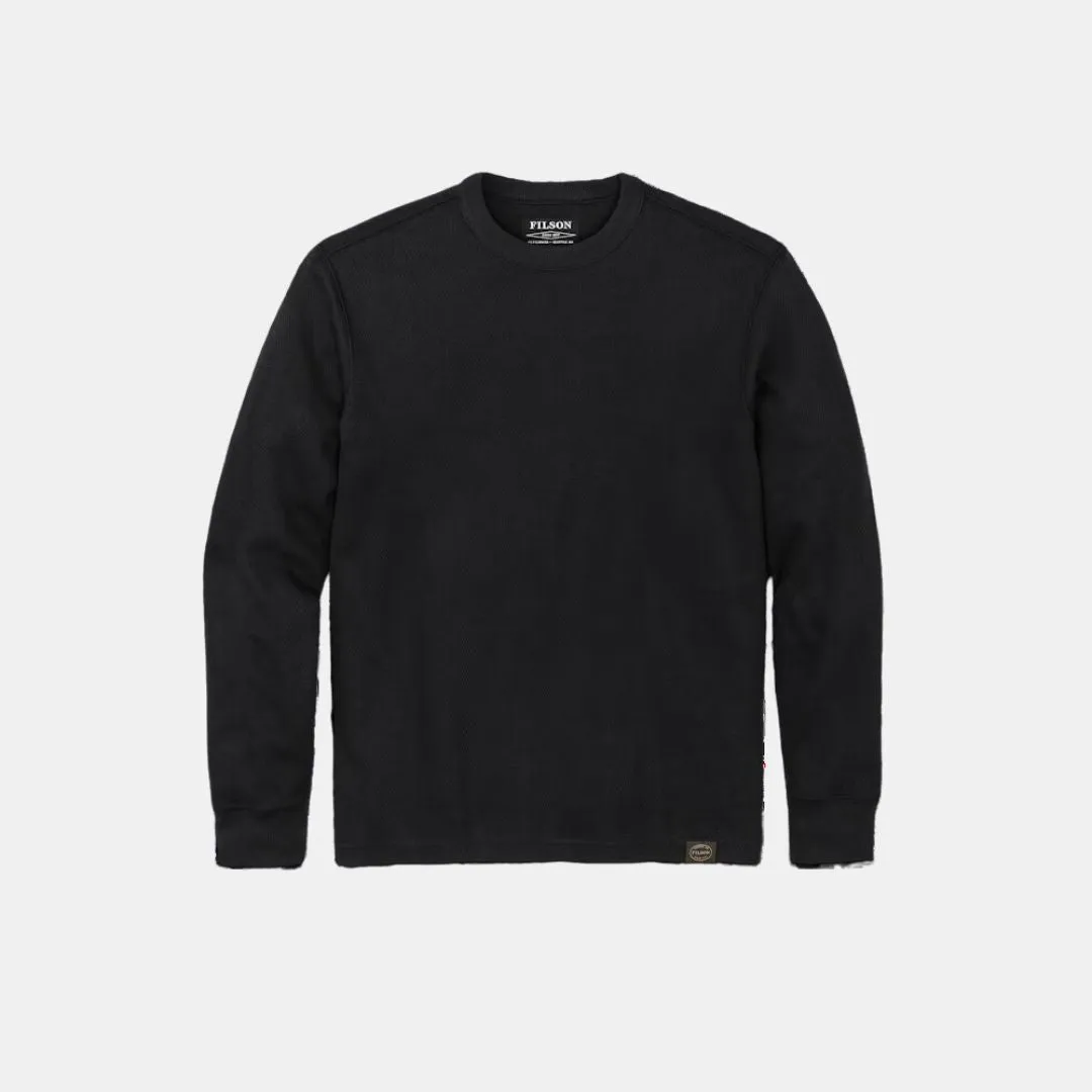 Waffle Knit Thermal Crewneck