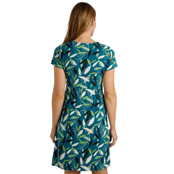 Weird Fish Simmee Printed Modal Wrap Dress