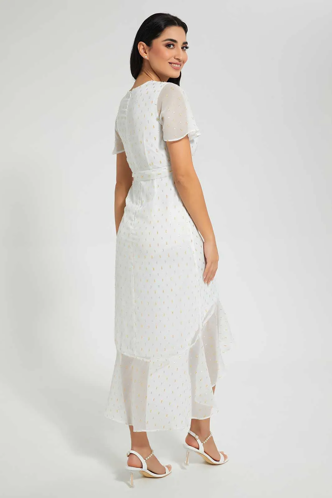 White Wrap Dress