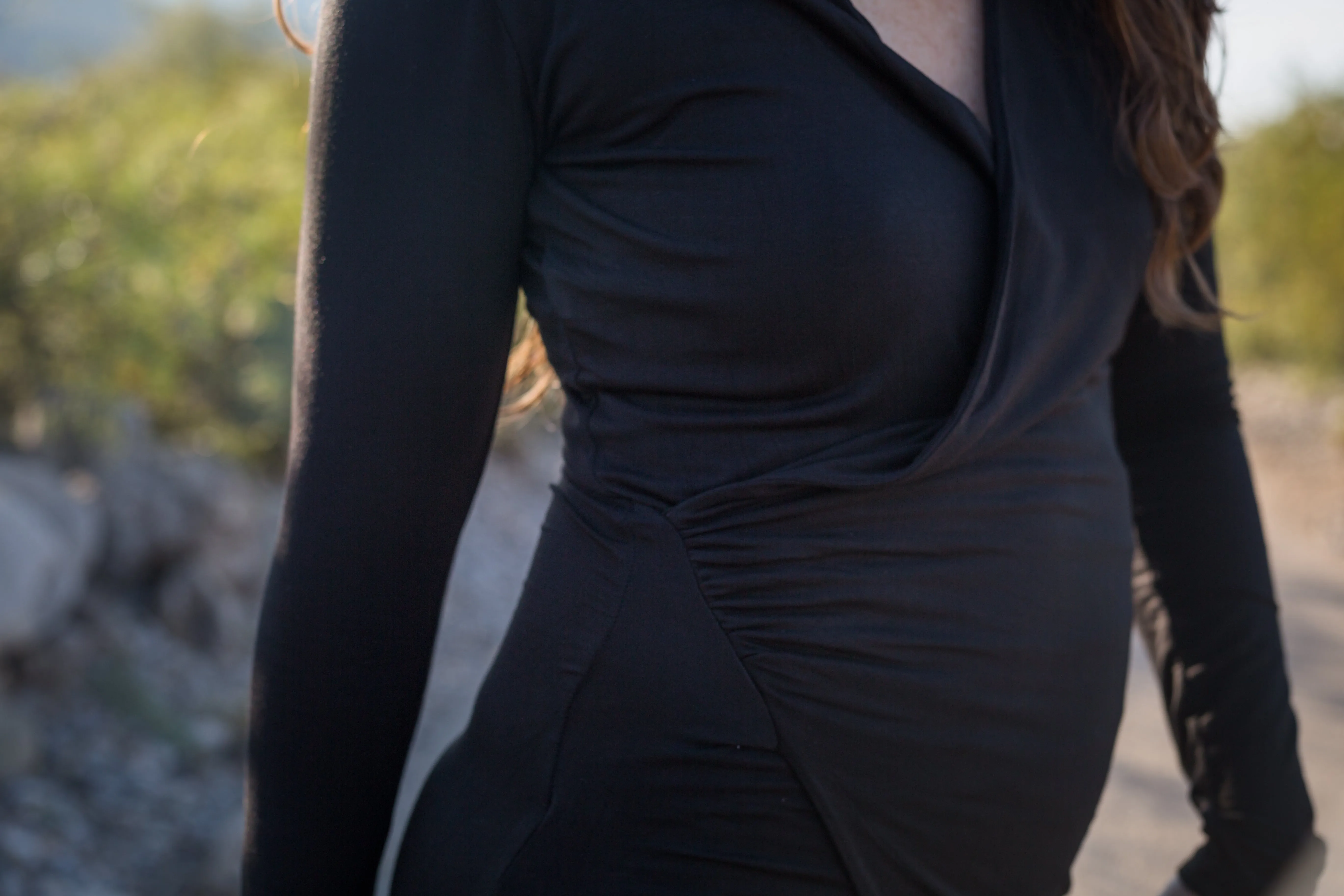 Women's Faux Wrap Dress