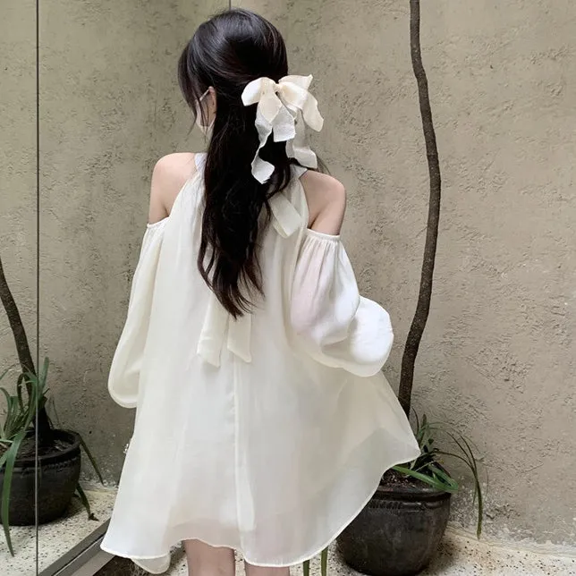 Women's Long Sleeve Smock Dress M 413603